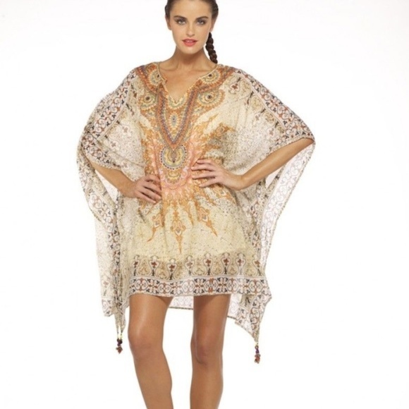 camilla v neck kaftan